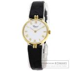 Chopard ショパール 4091 ラウンドフェイス 腕時計  K18イエローゴールド 革 レディース  中古