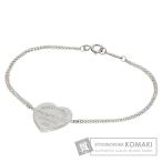 TIFFANY&amp;Co. Tiffany Retun to Tiffany Heart бирка двойной цепь браслет серебряный женский б/у 