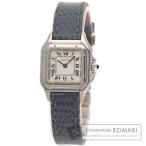 CARTIER カルティエ パンテールSM 腕時計  K18ホワイトゴールド 革 レディース  中古