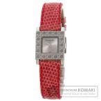 CHRISTIAN DIOR クリスチャンディオール D60-109 ラ・パリジェンヌ 腕時計  ステンレススチール リザード レディース  中古
