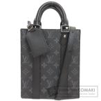 LOUIS VUITTON ルイヴィトン M46453 サックプラ MINI ハンドバッグ モノグラムエクリプス レディース 中古