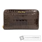 MIUMIU ミュウミュウ 型押し 長財布（