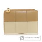 ショッピングヴェネタ BOTTEGA VENETA ボッテガヴェネタ カセット 二つ折り財布（小銭入れあり） レザー レディース 中古