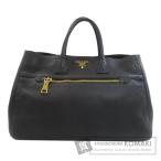 PRADA プラダ ロゴ トートバッグ レザー レディース 中古