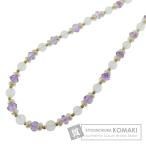 ジュエリー クオーツ パール アメジスト ネックレス  シルバー  中古