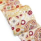 袋帯西陣織仕立て付成人式振袖fo-049銀シルバー金ゴールド卒業式結婚式訪...