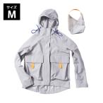 Makku 防滴BPレインパーカ M ライラッ�