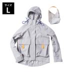 Makku 防滴BPレインパーカ L ライラッ�