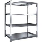 (送料別途)(直送品)TRUSCO ステンレス棚 SM3型 1500X921XH1800 4段 単体 SM3-6594