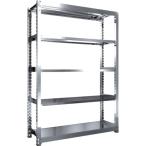 (送料別途)(直送品)TRUSCO ステンレス製中量ボルトレス棚 SM3型 W1500×D471×H2100 5段 単体 SM3-7555
