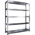 (送料別途)(直送品)TRUSCO ステンレス製中量ボルトレス棚 SM3型 W1800×D471×H2100 5段 単体 SM3-7655