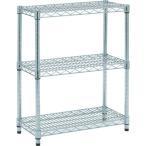 (送料別途)(直送品)TRUSCO ステンレス製メッシュラック H745XW1205XD305 3段 TSM-2433