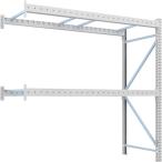 (送料別途)(直送品)TRUSCO 重量パレットラック1トン2500×1000×H2500連結 1D-25B25-10-2B