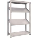 物品棚 中量棚 ＴＲＵＳＣＯ　スチールラック　Ｍ３型中量棚　１２００Ｘ４７１ＸＨ１８００　４段　傾斜２段　  (M3-6454K2)