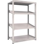 物品棚 中量棚 ＴＲＵＳＣＯ　スチールラック　Ｍ３型中量棚　１２００Ｘ７２１ＸＨ１８００　４段　傾斜２段　  (M3-6474K2)