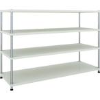 (送料別途)(直送品)TRUSCO スチールラック フェニックスラック 1800X600 4段 W色 抗菌粉体塗装 PER-4664-W