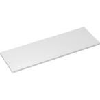 物品棚 軽量棚 ＴＲＵＳＣＯ　スチールラック　ＳＢＬ型抗菌塗装セミボルトレス軽量棚用　棚板　１８００Ｘ６００　中段金具付　Ｗ色　  (SBL-66TNUS-W)