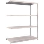 物品棚 中量棚 ＴＲＵＳＣＯ　スチールラック　Ｍ５型　Ｗ１５００×Ｄ５７１×Ｈ１８００　４段　連結　ネオグレー  (M5-6564B（NG）)