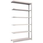 物品棚 軽中量棚 ＴＲＵＳＣＯ　スチールラック　Ｍ１．５型　Ｗ１１６０×Ｄ２９５×Ｈ２１００　６段　単体　ネオグレー  (M1.5-7436（NG）)