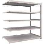 (送料別途)(直送品)TRUSCO スチールラック M3型 W1800×D921×H1800 5段 連結 ネオグレー M3-6695B:NG