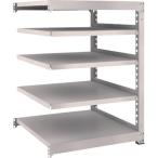物品棚 中量棚 ＴＲＵＳＣＯ　スチールラック　Ｍ５型　Ｗ９００×Ｄ９２１×Ｈ１２００　５段　単体　ネオグレー  (M5-4395（NG）)