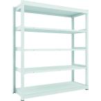 物品棚 中量棚 ＴＲＵＳＣＯ　ＴＵＧ型中量ボルトレス棚　６００ｋｇ　単体型　１５５５×４７６×Ｈ２１００　５段　  (TUG600-75S-5)