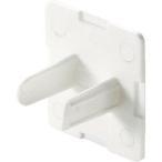 SANWA 電源タップ用コンセントキャップホワイト TAP-CAP2P5L