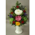 プリザーブドフラワー*仏花アレンジ（花器付き）