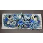  консервированный цветок * в кейсе рама организовать ( оттенок голубого )