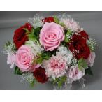 ショッピングカーネーション プリザーブドフラワー＊カゴ入りアレンジ