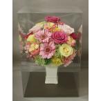 キュート＊プリザーブドフラワー＊ケース入りアレンジピンク系