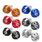 nakira バイク グリップ バーエンド アルミ 22.2mm ハンドル用 ライブディオ リモコンジョグ トゥデイ アルミハンドル対応タイプ
