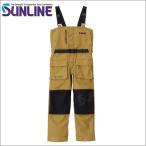 サンライン S-DRYドライ ビブパンツ S,M,L,LL カーキ