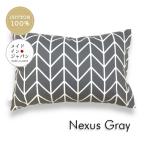 M размер подушка покрытие Nexus серый pillow кейс 43×63cm хлопок 100%