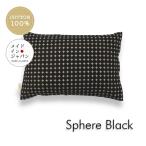 S размер подушка покрытие sphere черный полька-дот рисунок pillow кейс 35×50cm хлопок 100%
