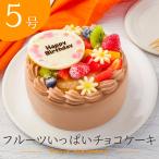 誕生日 チョコレートケーキ 5号 フ