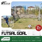 フットサルゴール 3m×2m 2台セット 公式サイズ 組み立て式 クッション キャリーバッグ付 室内 屋外兼用 練習用ネット サッカーゴール フットサル 送料無料