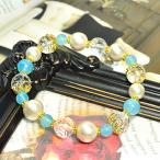 パワーストーンブレスレットコットン...