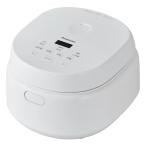 ショッピング炊飯器 SR-A110D-W パナソニック 5.5合炊き 電子ジャー炊飯器 マイコン式 ホワイト 軽量カップ・しゃもじ付き