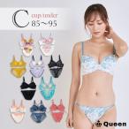 大きいサイズ ブラショーツセット レディース 下着 モールドカップ ブラジャー C85 C90 C95