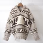 カウチンニット セーター ベージュ メンズ 美品 M3-ZK010