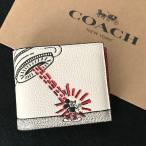 ショッピングコーチ 財布 コーチ 財布 ディズニー コラボ ミッキー キースヘリング 二つ折り財布 カードケース UFO COACH/C6916-QBTJG