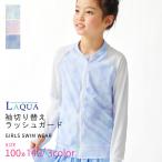 ラッシュガード キッズ【メール便送料無料】女の子 水着 子供水着  ラグラン ファスナー付き スポーティー 切替え 無地 花柄 指穴 日焼け防止