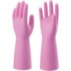 【1双販売】ショーワグローブ 手袋 厚手タイプ 丈夫 塩化ビニール製 ビニトップ厚手132 ピンク