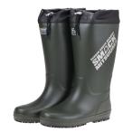 ショッピング長靴 ミツウマ メンズ 紳士 防寒長靴 冬 雪 寒冷地仕様 太型タイプ レインブーツ 滑りにくい スマック2210 カーキ