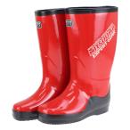 ミツウマ 防寒長靴 ラバーブーツ メンズ 紳士 男性用 冬用 寒冷地仕様 滑りくい 太型 レインブーツ ギャレックライト2070 レッド