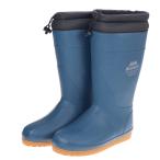 弘進ゴム メンズ 紳士 レインブーツ 滑りにくい 暖かい 防寒長靴  寒冷地仕様 マッキンリーH56W ブルー