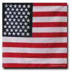  America национальный флаг бандана длина 55cm× ширина 55cm # американский звезда статья флаг USA хлопок 100% хлопок мужской женский 