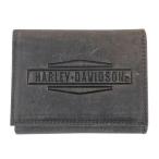 ショッピングハーレーダビッドソン ハーレーダビッドソン メンズ プルアップ レザー（本革） クレイジーホース 3つ折り ウォレット ■ Harley-Davidson 革 三つ折り 財布 バイク