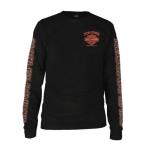 ショッピングハーレーダビッドソン ハーレーダビッドソン イーグルピストン 長袖 Tシャツ Mサイズ/Lサイズ ブラック ■ Harley-Davidson 服 バックプリント メンズ アパレル バイク